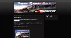 Desktop Screenshot of hotpursuitsupersports.blogspot.com