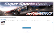 Tablet Screenshot of hotpursuitsupersports.blogspot.com