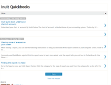 Tablet Screenshot of inuitquickbooks.blogspot.com