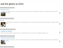 Tablet Screenshot of andtheghostssosilver.blogspot.com