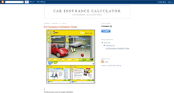 Desktop Screenshot of car-in-surancecalculator.blogspot.com