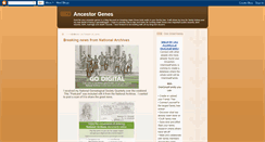 Desktop Screenshot of ancestorgenes.blogspot.com