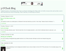Tablet Screenshot of 3oclockblog.blogspot.com