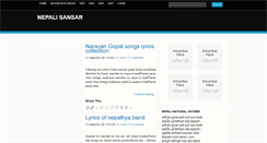 Desktop Screenshot of nsansar.blogspot.com