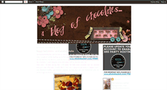 Desktop Screenshot of ablogofchocolates.blogspot.com
