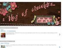 Tablet Screenshot of ablogofchocolates.blogspot.com