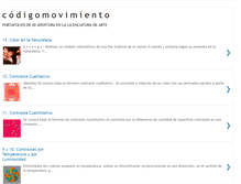 Tablet Screenshot of codigomovimiento.blogspot.com