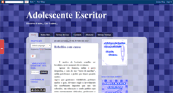 Desktop Screenshot of adolescenteescritor.blogspot.com