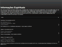 Tablet Screenshot of informaesespirituais.blogspot.com