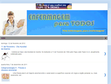 Tablet Screenshot of enfermagem-para-todos.blogspot.com