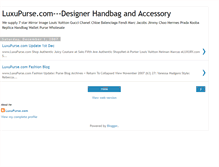 Tablet Screenshot of luxupurse.blogspot.com