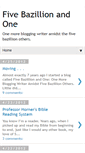 Mobile Screenshot of fivebazillionandone.blogspot.com