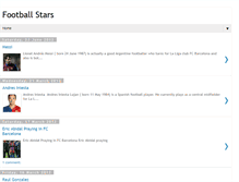 Tablet Screenshot of footballstars12.blogspot.com