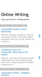 Mobile Screenshot of onlinewritingkeystosuccess.blogspot.com