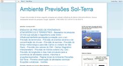 Desktop Screenshot of ambienteprevisoes.blogspot.com