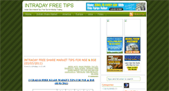 Desktop Screenshot of intraday-free-tips.blogspot.com