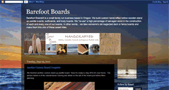 Desktop Screenshot of barefoot-boards.blogspot.com