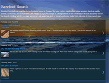 Tablet Screenshot of barefoot-boards.blogspot.com