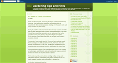Desktop Screenshot of gardeningtips.blogspot.com