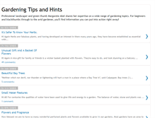 Tablet Screenshot of gardeningtips.blogspot.com