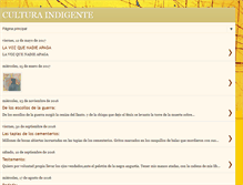 Tablet Screenshot of culturaindigente.blogspot.com
