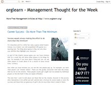 Tablet Screenshot of orglearn-managementthoughtfortheweek.blogspot.com