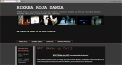 Desktop Screenshot of hierbarojadanza.blogspot.com