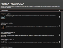 Tablet Screenshot of hierbarojadanza.blogspot.com