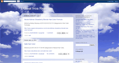 Desktop Screenshot of loreal-inoa.blogspot.com