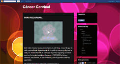 Desktop Screenshot of cancercervicalmujeres.blogspot.com