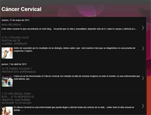Tablet Screenshot of cancercervicalmujeres.blogspot.com