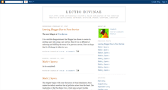 Desktop Screenshot of lectiodivinae.blogspot.com