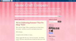 Desktop Screenshot of alamocraftmall.blogspot.com