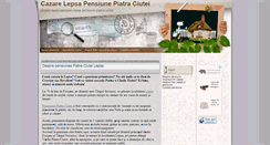 Desktop Screenshot of piatra-ciutei.blogspot.com