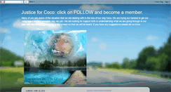 Desktop Screenshot of justiceforcoco.blogspot.com