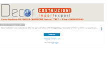Tablet Screenshot of decorcostruzioni.blogspot.com