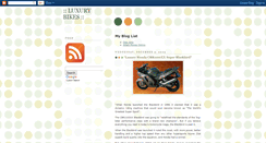 Desktop Screenshot of luxuary-bikes.blogspot.com