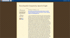 Desktop Screenshot of enclightspeed.blogspot.com