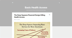Desktop Screenshot of basichealthaccess.blogspot.com