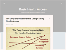 Tablet Screenshot of basichealthaccess.blogspot.com