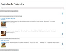 Tablet Screenshot of cantinhodafadaceira.blogspot.com
