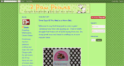 Desktop Screenshot of 2pawprints.blogspot.com