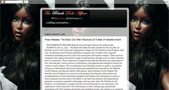 Desktop Screenshot of blackdollaffair.blogspot.com