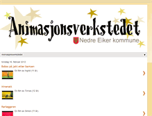 Tablet Screenshot of animasjonsverkstedet.blogspot.com