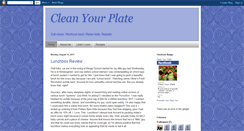 Desktop Screenshot of cleanyourplate-ellen.blogspot.com