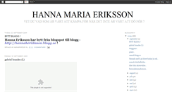 Desktop Screenshot of hannaeriiksson.blogspot.com