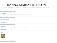 Tablet Screenshot of hannaeriiksson.blogspot.com