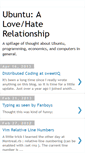Mobile Screenshot of lovehateubuntu.blogspot.com