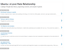 Tablet Screenshot of lovehateubuntu.blogspot.com
