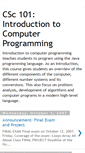 Mobile Screenshot of csc101june2007.blogspot.com